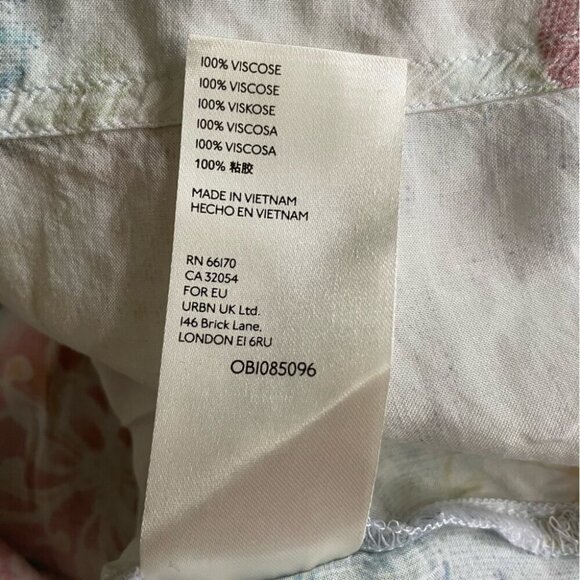 NWT Free People We The Free  Share Good Vibes Button Down, Sz Small - Picture 15 of 15